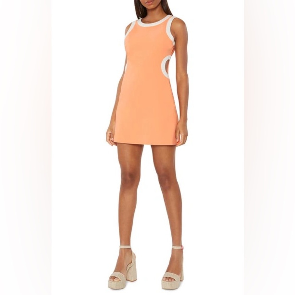 Likely Orange and White Dress
